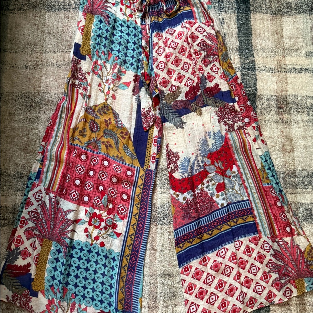 Lulu's Multicolor Wide Leg Pants
